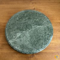 Vintage Marmor Drehteller Lazy Susan Mid-Century