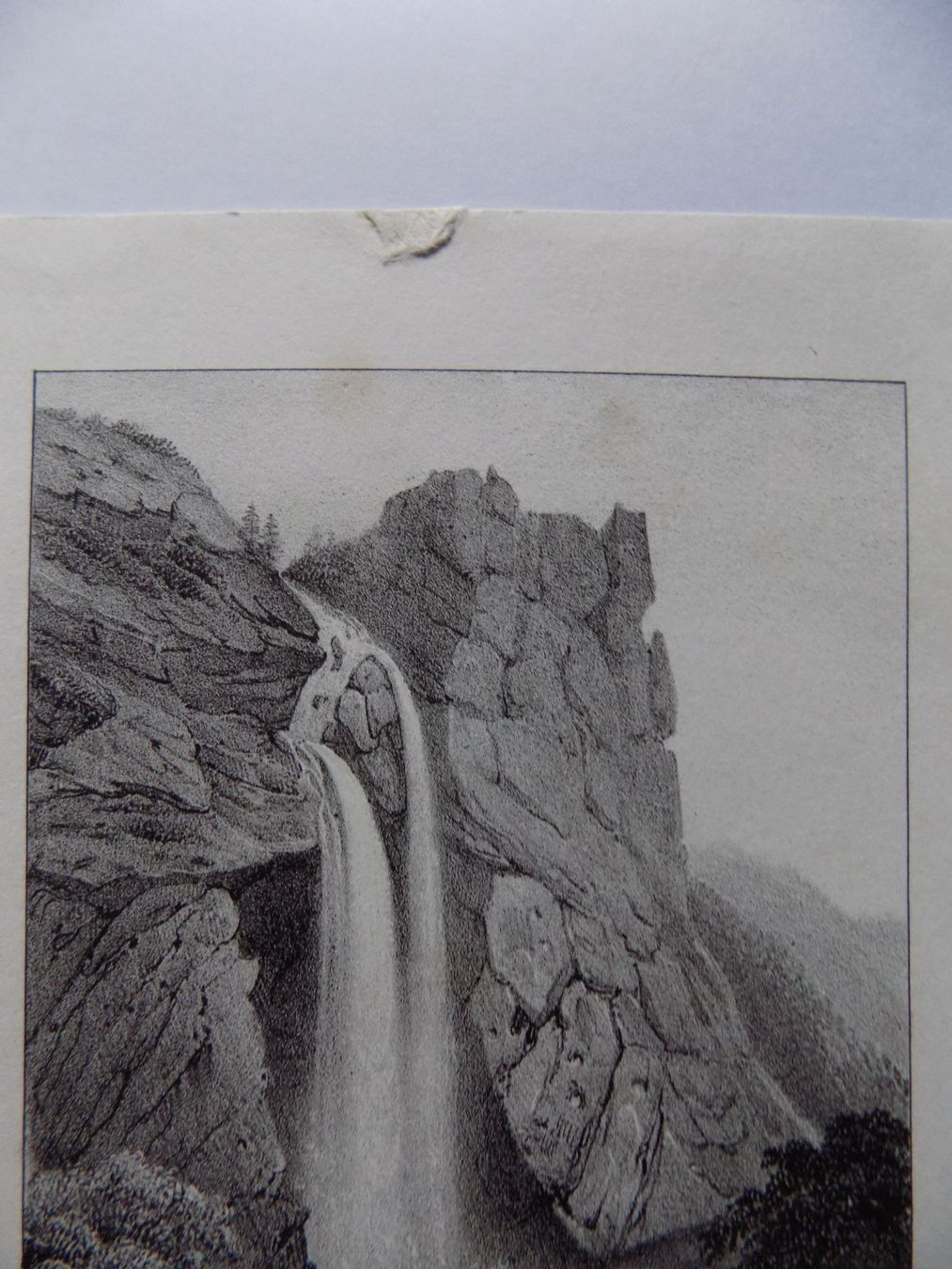 Stiche: Cascade de Cuoz Chambery von Dubios – Gebraucht aus Risch von Antikfee 2