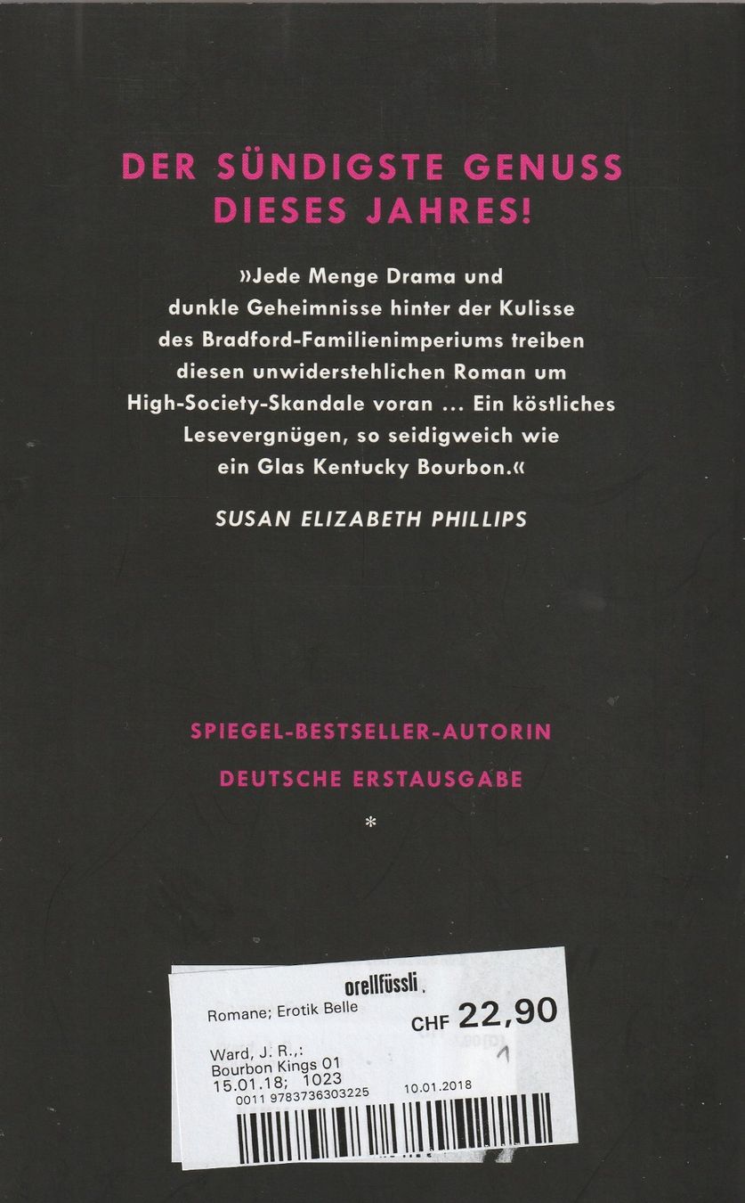 Libri: J.R. Ward - Bourbon Kings – Usato da Luzern venduto da Baumhuepfer01 1