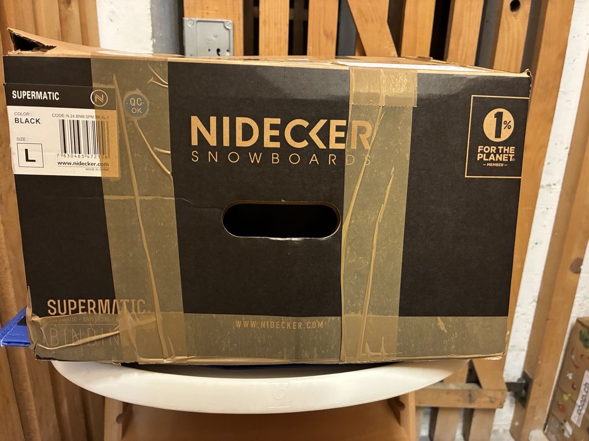 Nidecker Attacchi: Nidecker Supermatics OG - Snowboard Bindings - Size L – Usato da Genève venduto da Frox 4