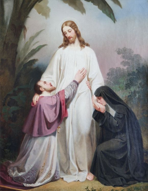 MELCHIOR PAUL DESCHWANDEN Christus erscheint zwei Heiligen Kaufen