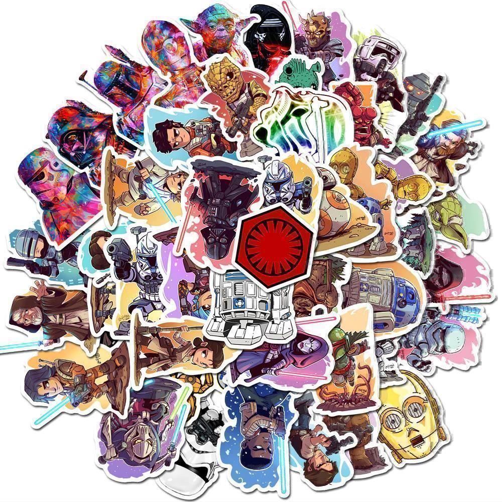 Sticker: 50 autocollants Star wars – Nuovo e nell'imballaggio originale da Gurmels venduto da Swisspod 1