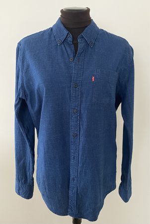 Levi’s Herren Chambray-Hemd in Marineblau – Größe M