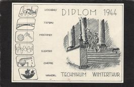Studentenkarte : Winterthur 1944