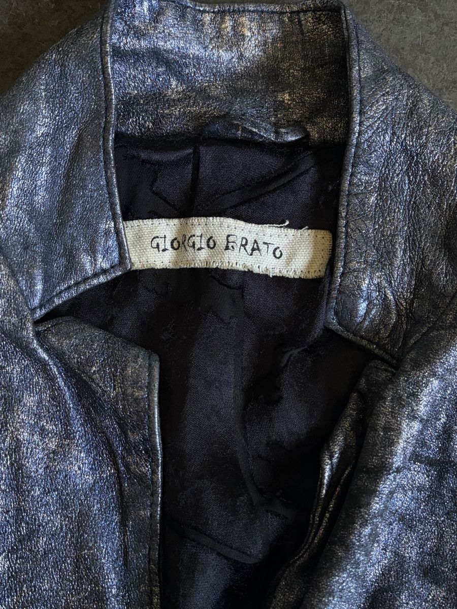 Giorgio Brato Giacche: Lederjacke Giorgio Brato – Nuovo (secondo la descrizione) da Zürich venduto da megastored 3