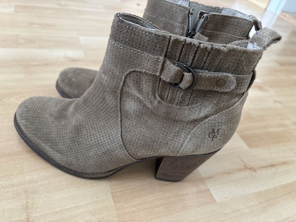 Marc O'Polo Chaussures femmes: Marc O'Polo Wildleder  Boots – D'occasion à langenthal par rundholz7 4