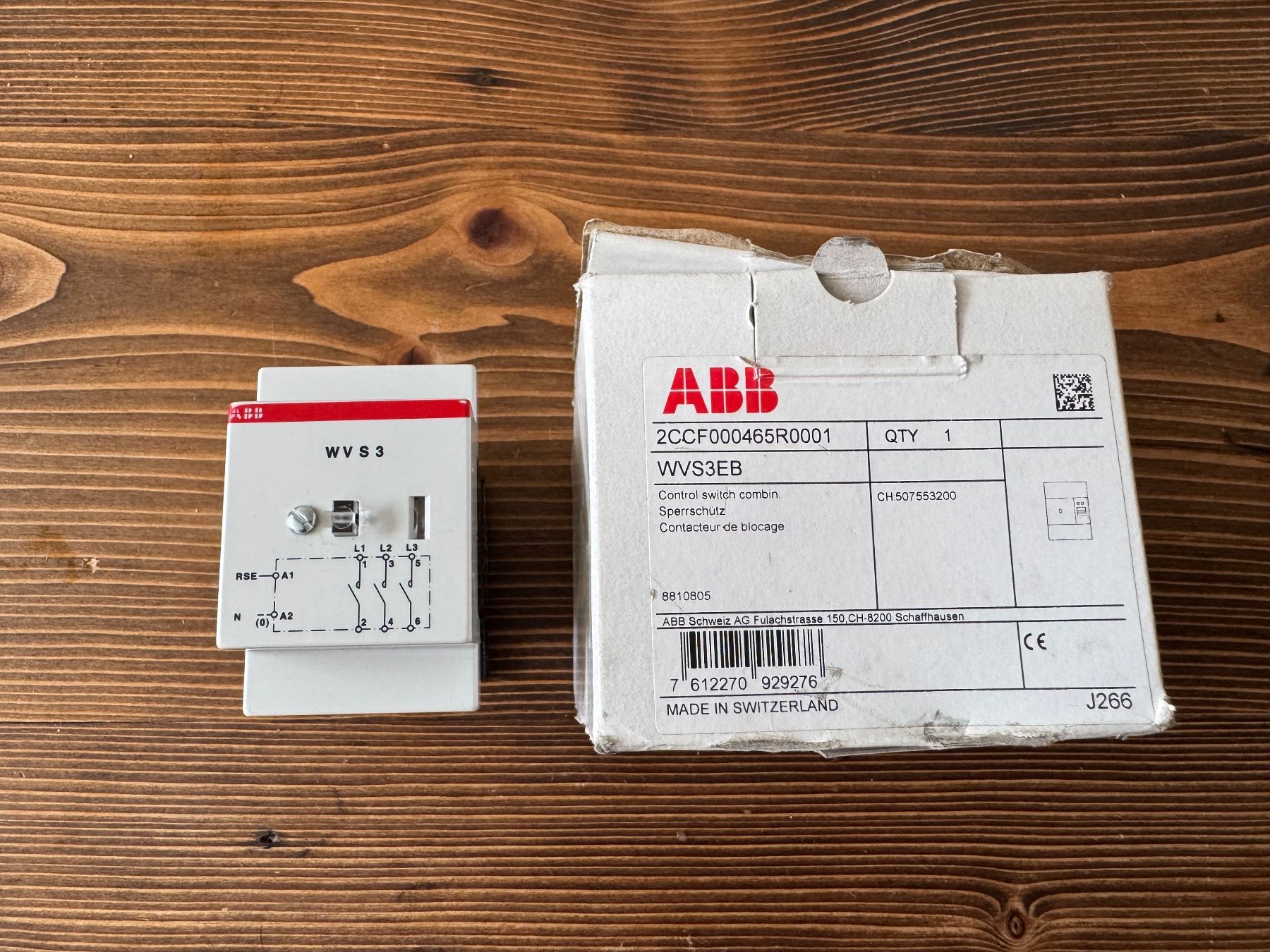 ABB Interruttori: Schütz ABB WV S3 3x400V, 20A, neu – Nuovo e nell'imballaggio originale da Arisdorf venduto da imbeck