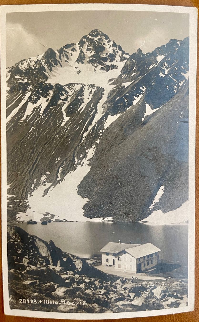 Cartoline postali: AK:  FLUELA - HOSPIZ – Usato da Lutry venduto da Ediego