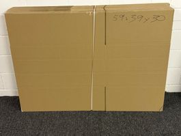 Versandkarton 1-Wellig 59 x 39 x 30 cm Bund à 25 Stk