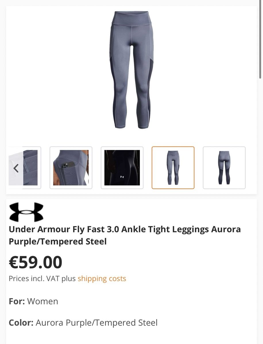 Under Armour Leggings: Under Armour Leggins – Nuovo (secondo la descrizione) da Zollikofen venduto da AureusManus 2
