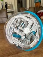 3D Labyrinth Kugel blau Grösse M guter Zustand