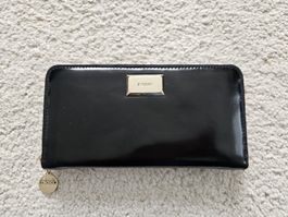 Elegantes DKNY Damenportemonnaie Schwarz