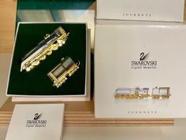 Swarovski Lokomotive mit Wagon und Original Box