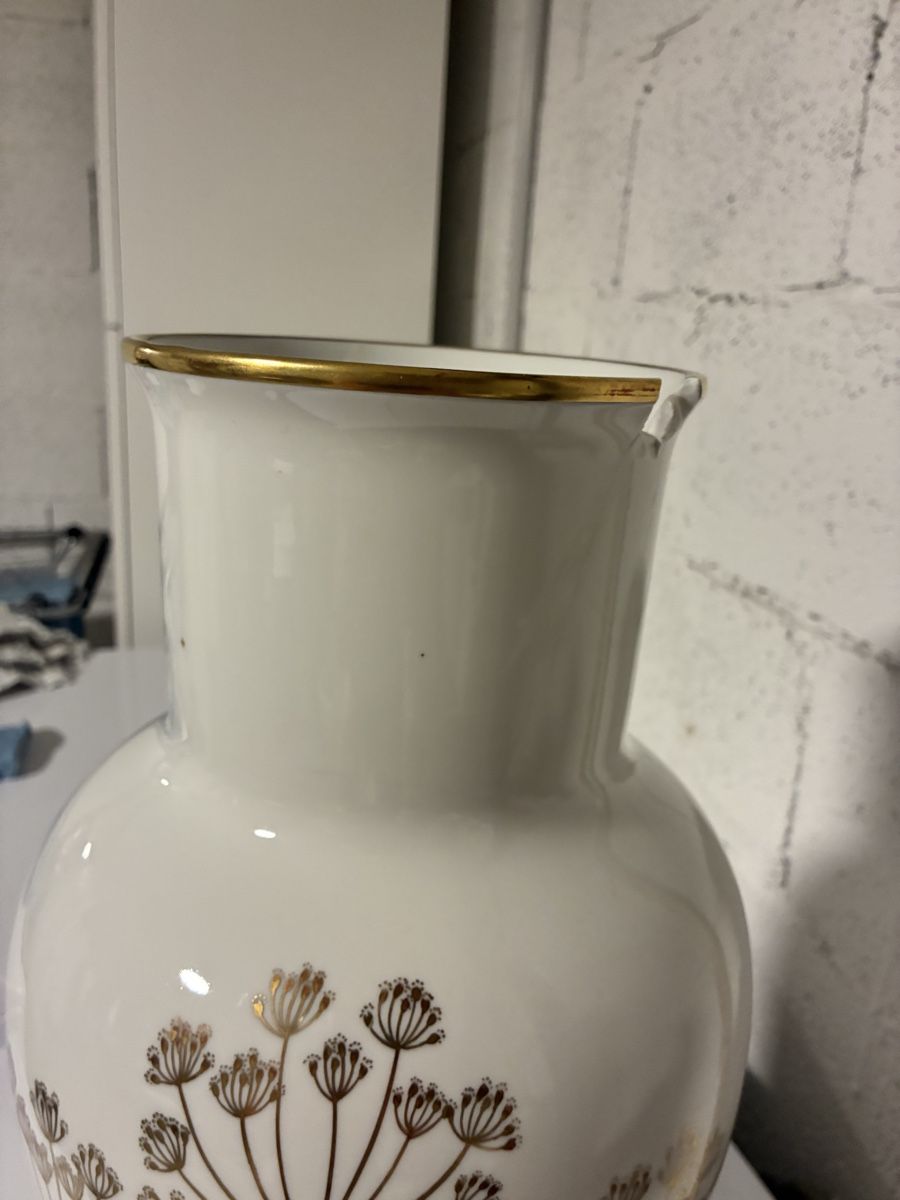 Vasi & Recipienti: Langenthaler Kerbel Vase ca. 46 cm hoch – Difettoso da Oberhünigen venduto da Beni014 3