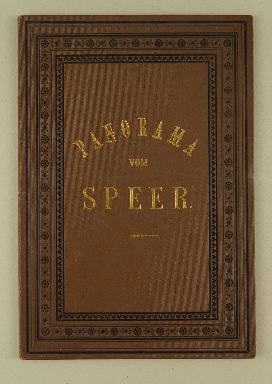 Bücher: PANORAMA VOM SPEER 1956 METER – Gebraucht aus Grüningen von Kartensammler 1