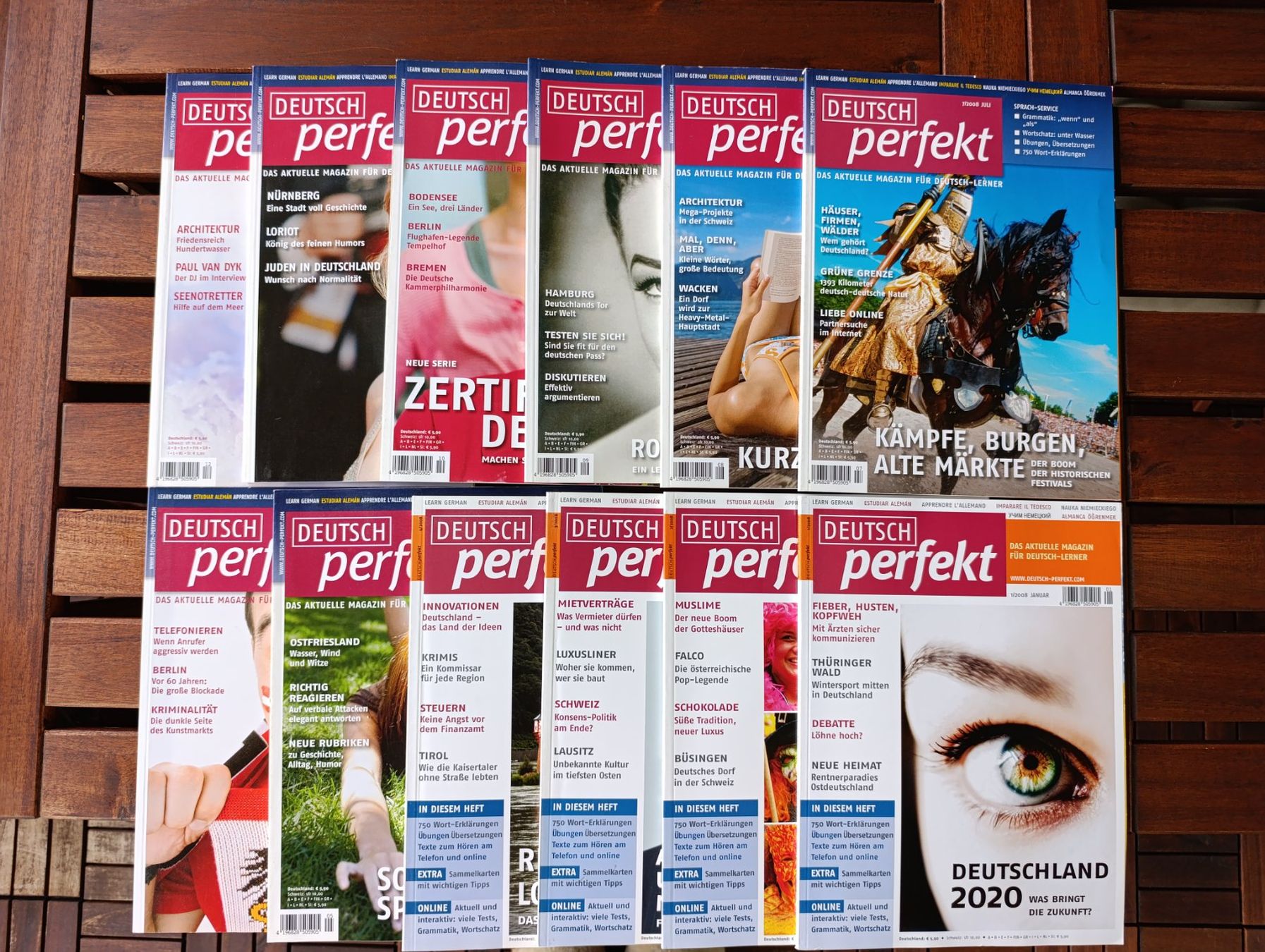 Zeitschriften & Magazine: Deutsch Perfekt, Ausgaben 1-12/2008 – Neu (gemäss Beschreibung) aus Zürich von mir_2kjl 2