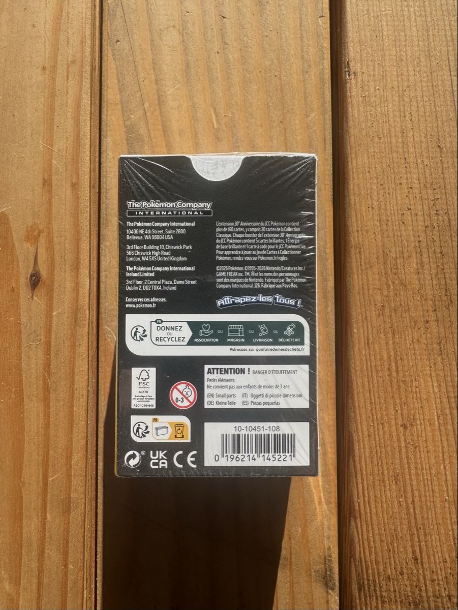 Pokémon Carte collezionabili: Bundle Pokémon 30 ans FR – Nuovo e nell'imballaggio originale da Geneve venduto da fab_fl8w 2