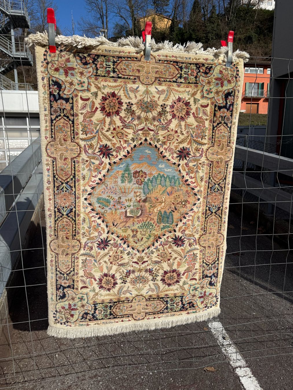 Tappeti: Tabriz Tabatabai mit Seide Teppich 140x98cm sauber – Usato da Vacallo venduto da cri_229f
