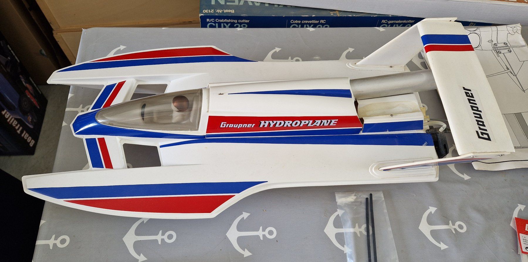 Graupner Modellismo RC: RC Boot Hydroplane von Graupner – Usato da Hausen AG venduto da Fjf130 1