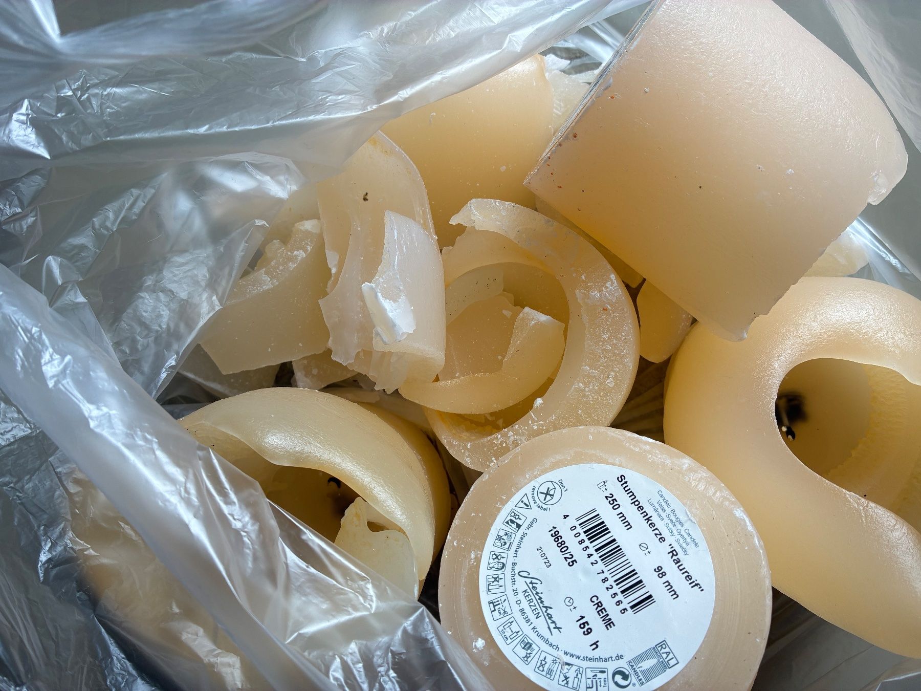 Candele: Kerzenwachs Reste, knapp 3 Kg – Usato da Zäziwil venduto da lolek01 1