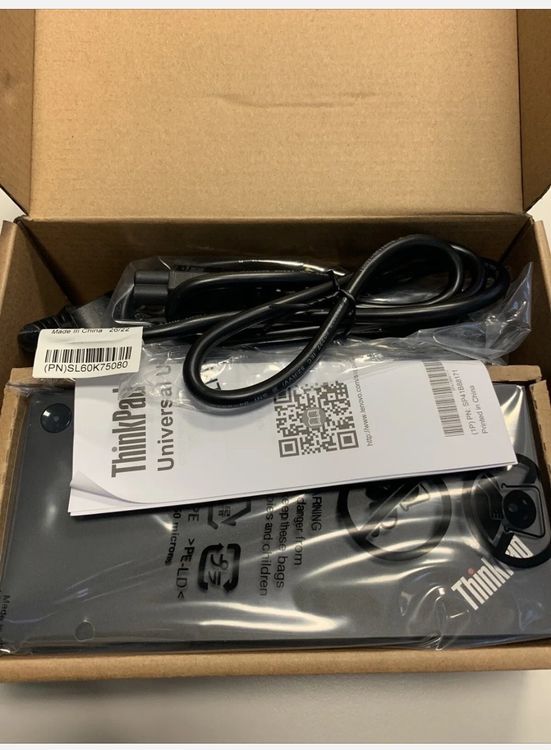 thumbnail image 2 of Lenovo ThinkPad USB-C Dock Gen 2 (40AS, 03X7609) – Used, Fully Functional, Includes 90W Power Adapter 2 of 6