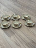 Servizio da tè antico - Tazze e piattini eleganti e perlati!