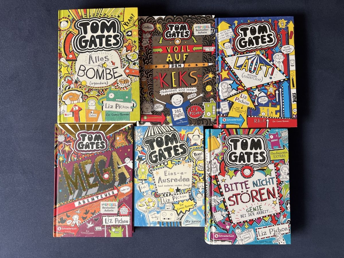 Libri: Tom Gates Bucher 6 Stueck "Bitste Nicht Storen" – Usato da Steinhausen venduto da Findus2014