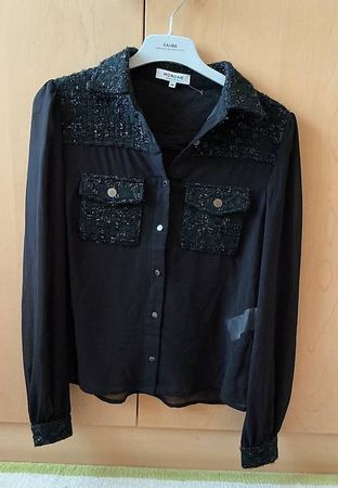 Damen Bluse Schwarz