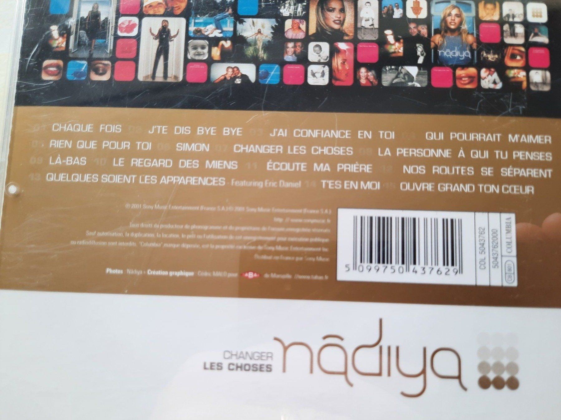 CDs: Cd Nadiya - Changer les choses – D'occasion à Pully par bro_n52j 2