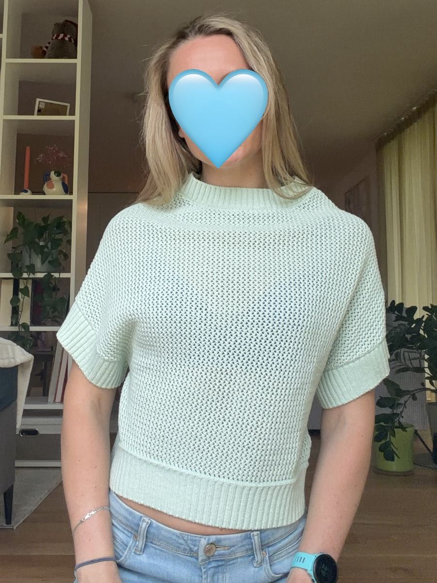 Maglioni & Felpe: MINTGRÜNER HERZEN’S ANGELEGENHEIT STRICKPULLOVER – Usato da Zürich venduto da dbu_s8p2