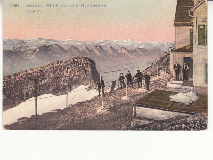 Ansichtskarten: Säntis 1908 – Gebraucht aus Bürglen TG von StampGraf