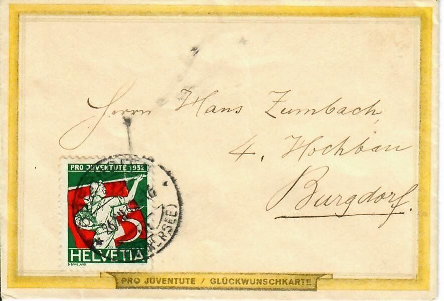Alle Briefmarken: PJ Briefli – Gebraucht aus Hochdorf von Ziegel-16