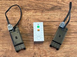 Eisenbahn Motoren und Batteriebox - wie LEGO