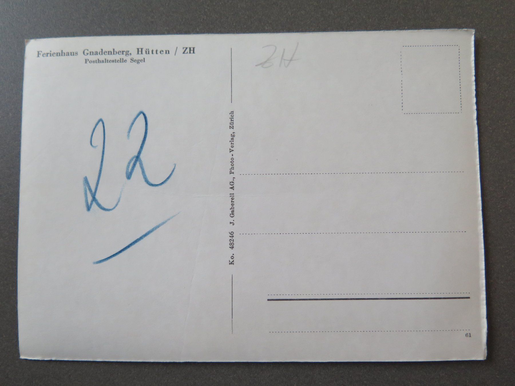 Cartoline postali: HÜTTEN - FERIENHAUS GNADENBERG - 4-BILDRIGE AK – Usato da Wittenbach venduto da lipasal 1