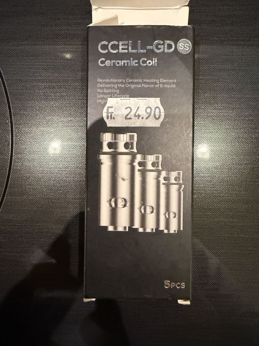 Altri Prodotti per fumatori: CCELL-GD Keramik Coils – Nuovo e nell'imballaggio originale da Luzern venduto da Andrinos