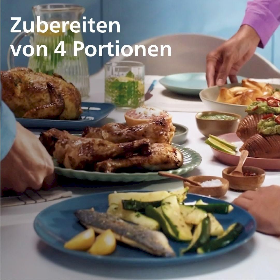 Küchengeräte: Philips NA350/00 Airfryer Dual Basket – Neu und originalverpackt aus Bottighofen von zaap 6