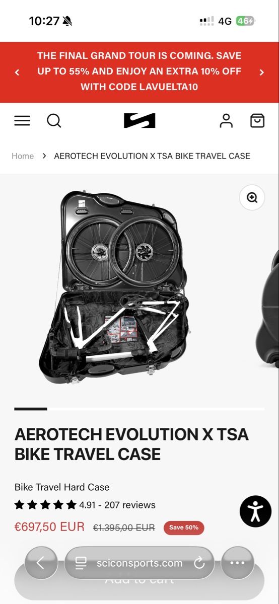 Valigie: Scicon AEROTECH EVOLUTION BIKE TRAVEL CASE box – Usato da Zürich venduto da gva_r9gs 4
