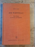 Der Wortinhalt Ernst Leisi Quelle & Meyer