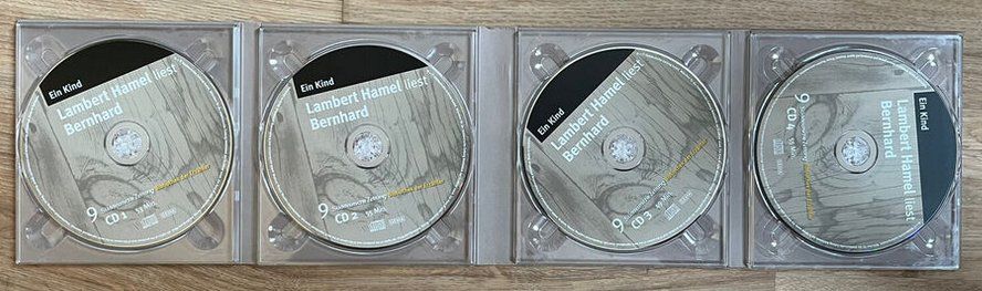 Audiolibri: Thomas Bernhard: Ein Kind  (gelesen: Lambert Hamel)   4-CDs – Usato da St.Gallen venduto da elk2022 2