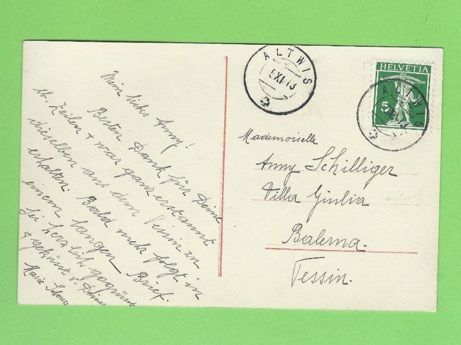 Cartoline postali: Antik Postkarte Dame Jugendstil Frühling – Usato da Zürich venduto da t24_de 1