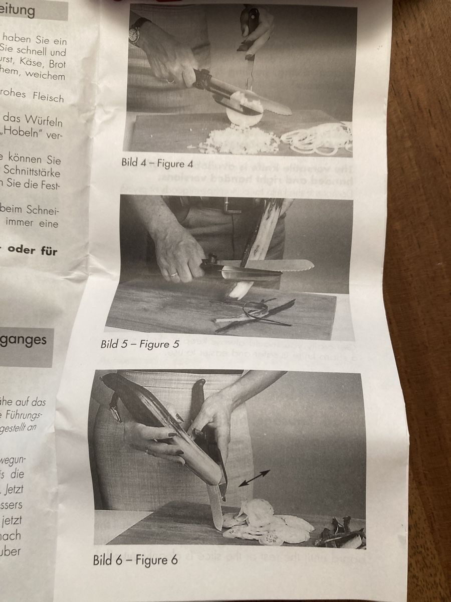 Coltelli da cucina: Messer mit Führungsschiene NEU – Nuovo (secondo la descrizione) da Widen venduto da nigella90 3