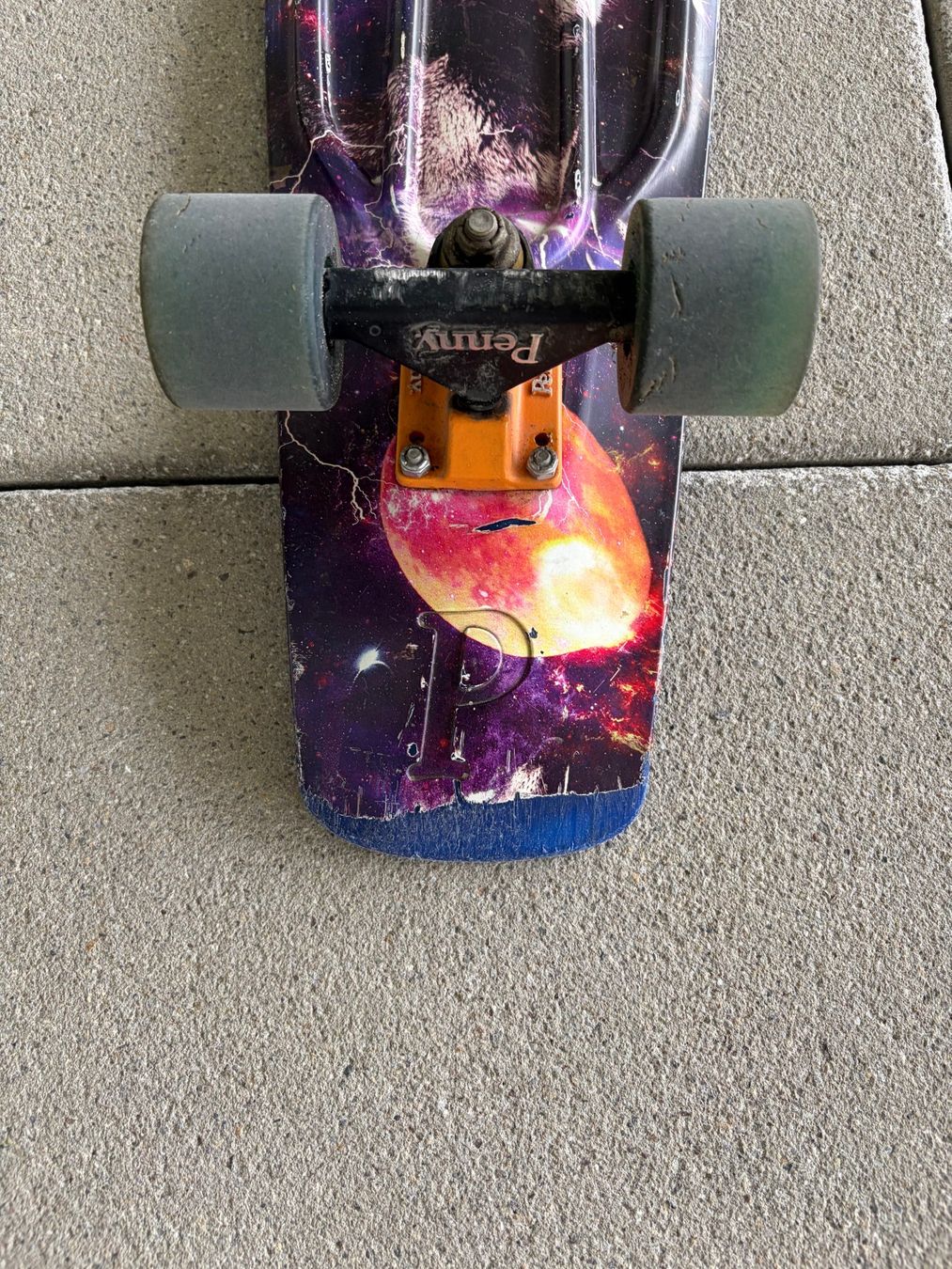 Penny Skateboards Skateboards: Penny Board mit Wolfsprint – Usato da Lenzburg venduto da Kawahara 3