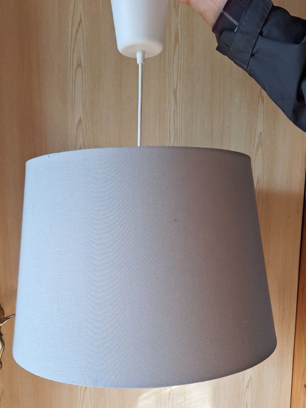 Ikea Lampade: IKEA Hänge Lampe,   Schlafzimmerlampe grau – Usato da Dornach venduto da majo8689 2