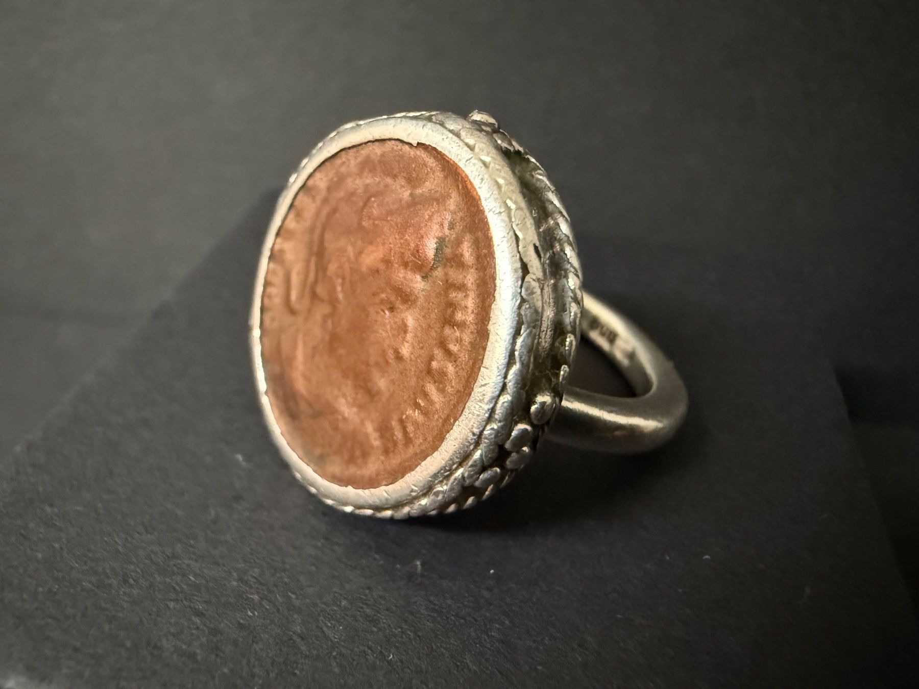 Ringe: Antiker Silber Ring mit Münze 900 – Gebraucht aus Spiegel b. Bern von Rogger72