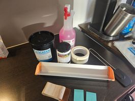 Siebdruckset (ohne Sieb)