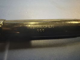 Füllfederhalter Soennecken 111 mit 585 Goldfeder schwarz