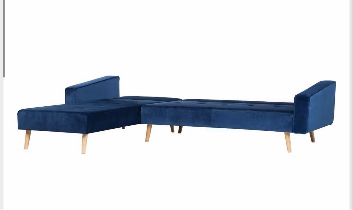 Beliani Divani: Blue velvet Beliani sofa – Usato da Zürich venduto da ilo_ckh7 4