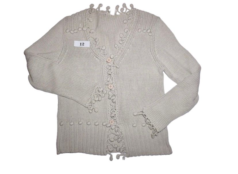 Giacche: Strickjacke Beige 60% Baumwolle – Usato da Horw venduto da fio_9n92