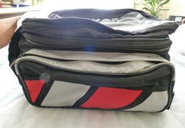 IXS Tankrucksack magnetisch, schwarz-grau-rot %