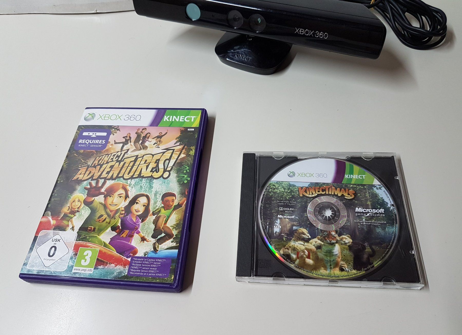 Microsoft Controller: Kinect Sensor für Xb 360 mit 2 Spiele – Usato da Schüpfheim venduto da Games_Spielkonsolen 1